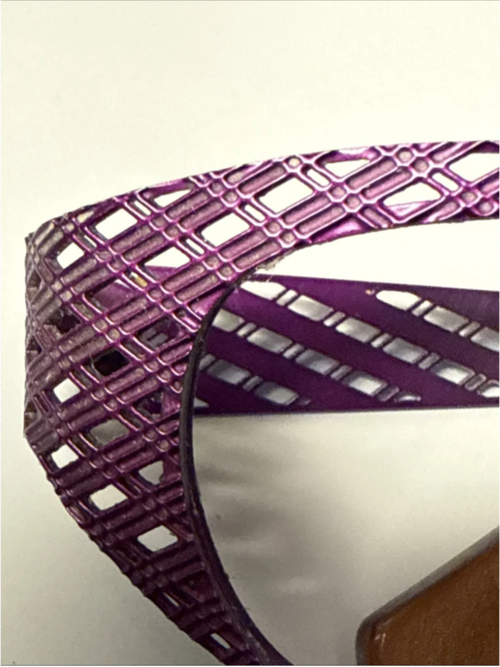 Lafont Nanou Titanium Purple Laser Etched 51 Eye